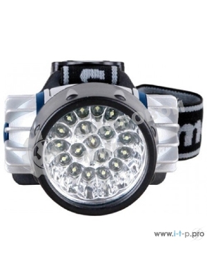 Фонарь Camelion LED5323-19Mx (фонарь налобн, металлик,19 ультра ярк LED, 4 реж, 3XR03 в компл, пласт, блис)