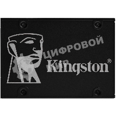 Накопитель SSD Kingston KC600, 2Tb, SATA III, 2.5