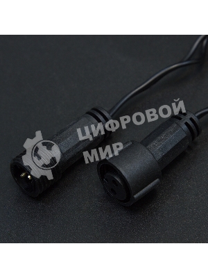 Гирлянда Neon-night Нить 10м, постоянное свечение, черный ПВХ, 24В, белый