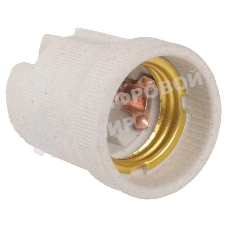 Патрон подвесной керамический, Е27, индивидуальный пакет, IEK IEK EPC10-04-02-K01 Пкр27-04-К43