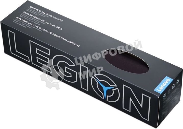 Коврик для мыши Lenovo Legion Gaming XL черный 900x300x3мм