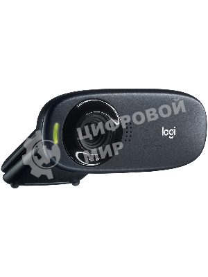 Веб-камера Logitech C310 HD 1280x720, 30 кадр/с, USB Type-A, микрофон (шумоподавление), автоосвещение, универсальное крепление