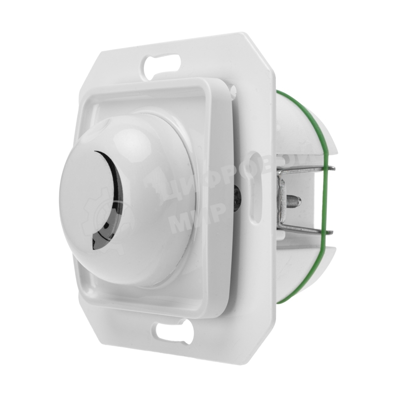 Светорегулятор Kranz DEA 300Вт с/у мех. белый (1/10/100)