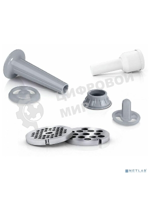 Мясорубка электрическая Bosch MFW2520W белый, 1500 Вт, 1.7 кг/мин, насадки - 4