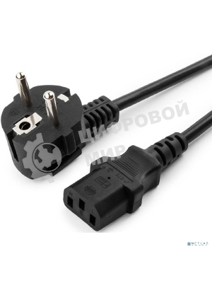 Кабель питания CEE Filum 7/7- С13, 3х0.75мм, 220В, 10A, черный, 1.2м [FL-PC10-EU-C13-1.2M] (873340)