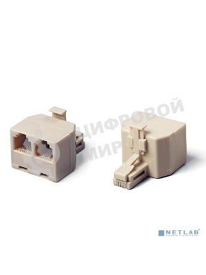 Разветвитель US-12 RJ45 8P8C (джек) -> 2x8P8C (розетки)