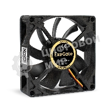 Вентилятор для корпуса ExeGate EX08015B3P черный, 80 мм, 2000 об/мин, 21 дБ, 3 pin
