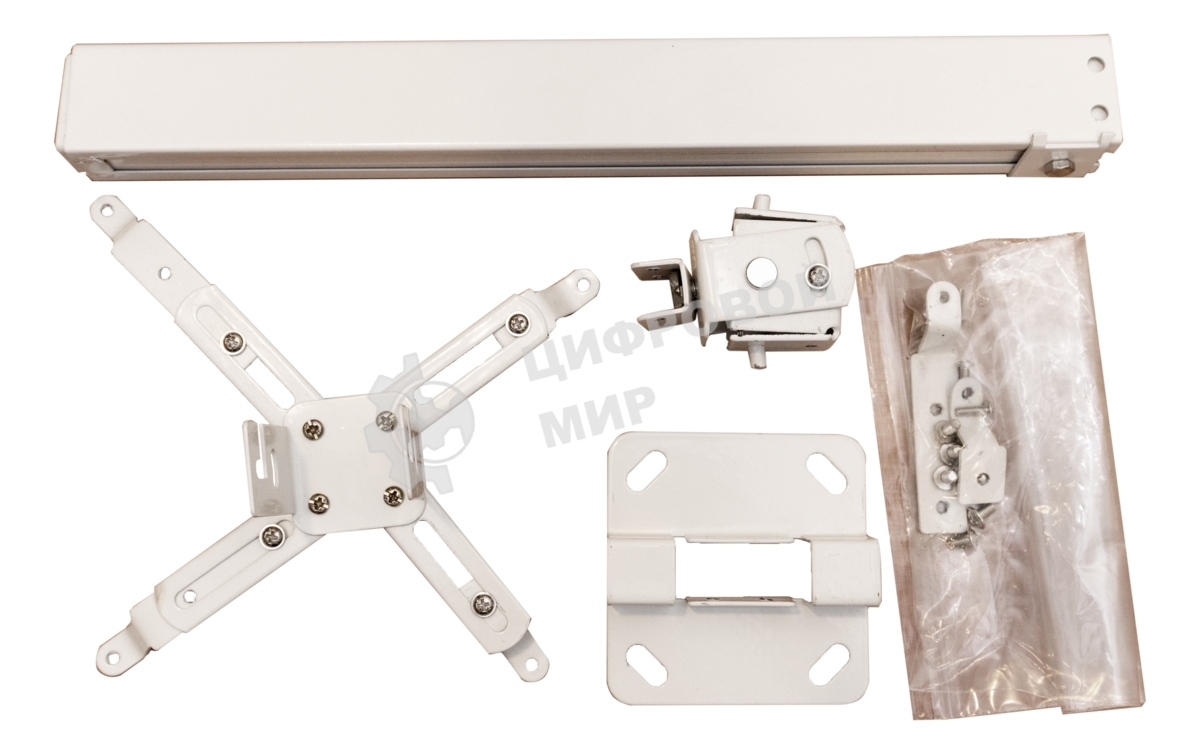 Крепление для проектора, с квадратной штангой 65см, цв. белый