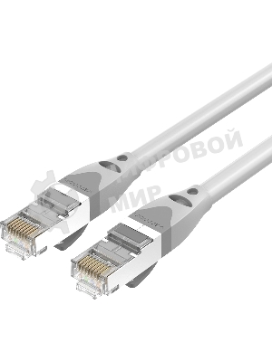 Патч-корд Vention прямой SFTP cat.6A, RJ45 - 1,5 м. Серый