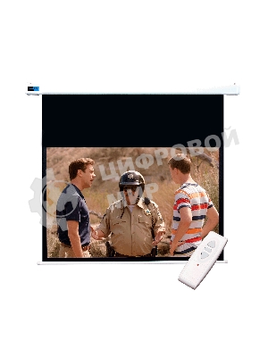 Экран Cinema S'OK SCPSM-266x150-ED60 16:9 настенно-потолочный, моторизованный, 266x150см, белый корпус, экстрадроп 60см
