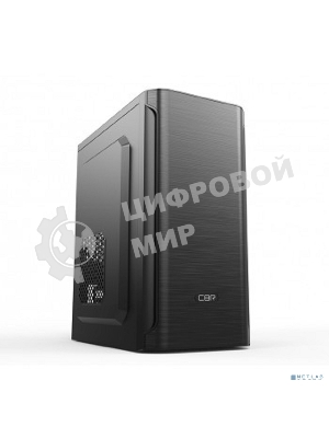 Компьютерный корпус CBR mATX Minitower MX10, c БП PSU-ATX400-08EC (400W/80мм), 2*USB 2.0, HD Audio+Mic, черный