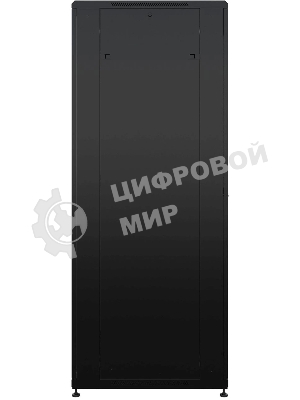 Шкаф серверный NTSS Премиум (NTSS-R42U6080GS-BL) напольный 42U 600x800 мм пер. дв. стекл. металл 900 кг черный 710 мм 99 кг 1987 мм IP20 сталь