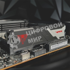 Оперативная память Patriot Viper Venom, DDR5, 32Gb (2x16Gb), 6000MHz, CL30, DIMM, с радиаторами, серый/черный