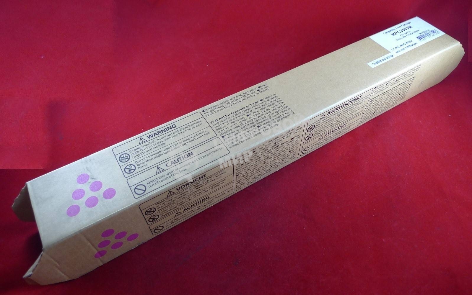 Картридж лазерный Ricoh Aficio MP C3003/C3503 пурпурный, type MPC3503E (туба, 350г) JPN