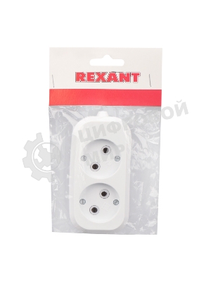 Колодка Rexant 2 гнезда без заземления