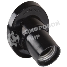 Патрон электрич. E27 Пкб27-04-К31 угловой настенный карболит. черный (с этикет.) IEK EPK13-04-01-K01