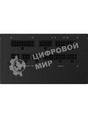 Блок питания Gigabyte P750GM (GP-P750GM), 750Вт, 80 PLUS Gold, 120мм, модульный, черный