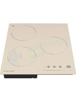 Индукционная варочная панель Maunfeld EVI.453-BG, конфорок: 3 шт., стеклокерамика, независимая, бежевый