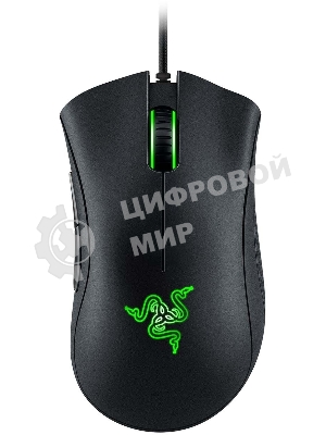 Мышь проводная Razer DeathAdder Essential черный, 6400 dpi, USB, кнопки - 5