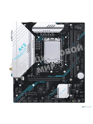 Материнская плата Maxsun B760M GAMING WIFI ACE, LGA 1700, Intel B760, 2xDDR5, 3xSATA, 2xM.2, 1xPCI-E 4.0 x16, 1xPCI-E x1, 1xHDMI, 1xVGA, 1x 1Gb LAN, 2xUSB 2.0, 4xUSB 3.2 Gen1, 7.1, mATX