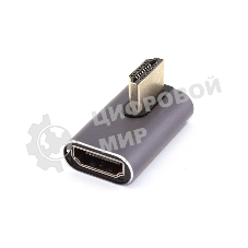 Переходник HDMI угловой папа-мама вправо