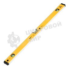 Уровень алюминиевый Denzel магнит., фрезерованный, 3 глазка (1 зеркал.), 0,5 мм/м, 800 мм