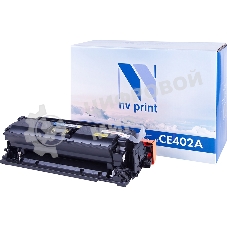 Картридж лазерный NVPrint совместимый HP CE402A Yellow для CLJ Color M551 (6000k)