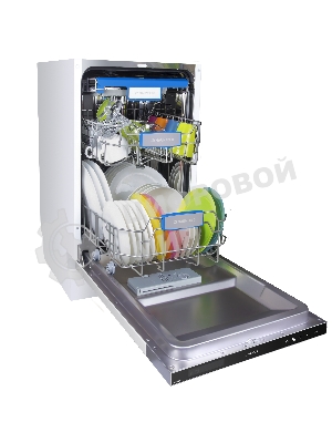 Встраиваемая посудомоечная машина Maunfeld MLP-08IM, черный, 44.8 см, 10 компл., 47 дБ, класс A++