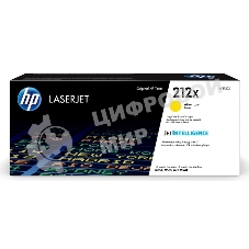 Картридж лазерный Cartridge HP 212X для CLJ Enterprise M554/M555/M578, желтый (10 000 стр.)