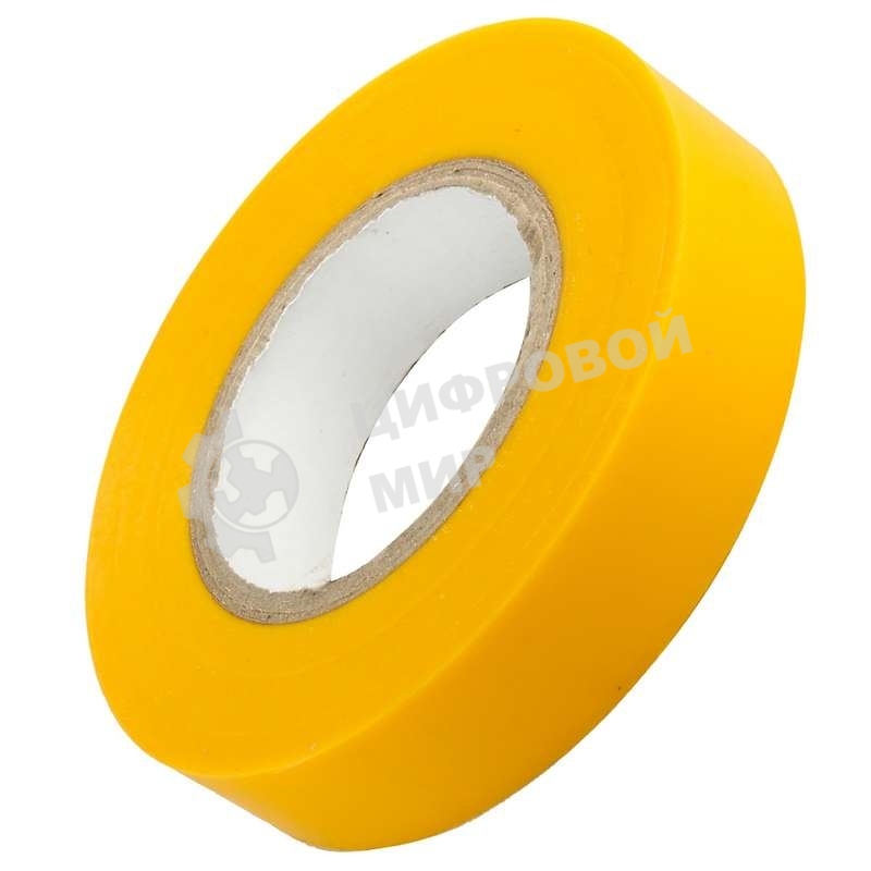 Изолента ПВХ 15 мм (рул. 20м) OIT-B15-20/Y желт. ОНЛАЙТ 71679