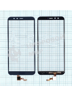 Сенсорное стекло (тачскрин) для Huawei Honor 9 Lite, синий