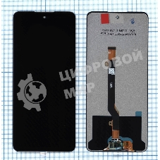 Дисплей для Tecno Pova 2, Infinix Note 10 NFC черный