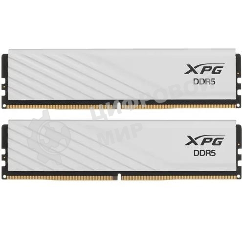 Оперативная память XPG Lancer Blade, DDR5, 32GB (2x16GB), 6000MHz, CL30, DIMM, с радиаторами, белый