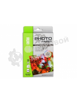 Фотобумага Cactus CS-GA6180100 A6/180г/м2/100л. глянцевая для струйной печати