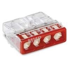 Клемма 4х(0.5-2.5мм) 4-х проводн. для распред. короб. (с контактн. пастой 