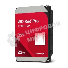 Жесткий диск Western Digital 22Tb 7200 RPM, SATA 6 Gb/s, CMR, 512 MB Cache, 3.5