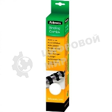 Пружина пластиковая Fellowes, 6 мм. белый, 25 шт