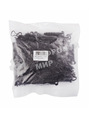 Дюбель-хомут нейлоновый прямоугольный PROconnect 5-10 мм, черный, упаковка 100 шт.