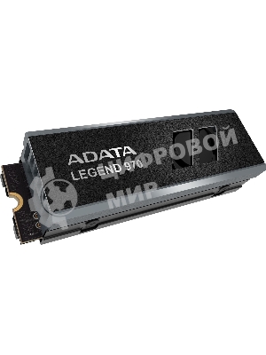 Накопитель SSD ADATA LEGEND 970, 2Tb, PCIe 5.0 x4, M.2 2280, NVMe, R/W 10000/10000, с радиатором