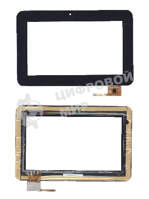 Сенсорное стекло (тачскрин) DY-F-07029-V2, черное