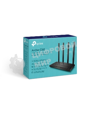 Роутер беспроводной TP-Link Archer C80 AC1900 10/100/1000BASE-TX черный