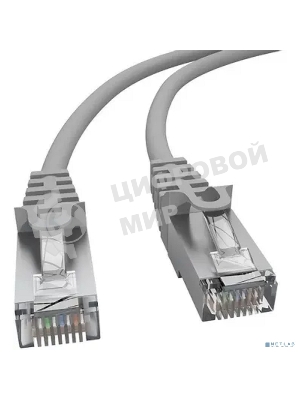 Патч-корд NTSS NTSS-PC-FTP-RJ45-5e-1.5-LSZH-GY NTSS-PC-FTP-RJ45-5E-1.5-LSZH FTP RJ-45 вил.-вилка RJ-45 кат.5E 1.5м серый LSZH (уп.:1шт) 26AWG