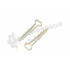 Дюбель-хомут нейлоновый прямоугольный PROconnect 5-10 мм, белый, упаковка 100 шт.