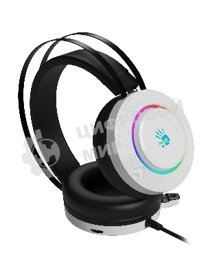 Гарнитура Bloody G521 белый, проводная, подсветка