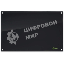 Доска стеклянная Cactus CS-GBD-120x150-BK-TM Сквозное крепление стеклянная черный 120x150см стекло крепления