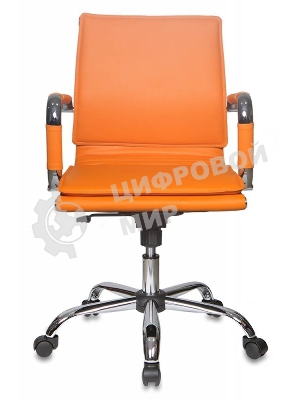 Кресло Бюрократ CH-993-Low/orange оранжевый, экокожа