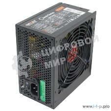 Блок питания Ginzzu CB650 12CM черный,24+4p,2 PCI-E(6+2), 4*SATA, 3*IDE,оплетка MB, кабель питания