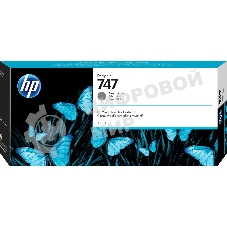Картридж струйный HP 747 300-ml хроматический серый для HP DesignJet Z9+