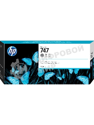 Картридж струйный HP 747 300-ml хроматический серый для HP DesignJet Z9+