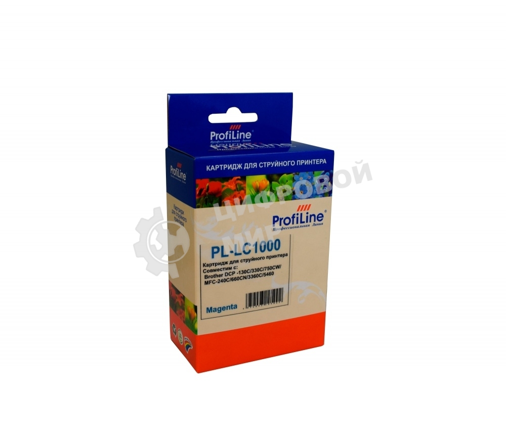 Картридж струйный ProfiLine PL-LC1000M/LC970M для принтеров Brother DCP -130C/135C/150C/235C/330C/350C/440CN/750CW/MFC-240C/260C/660CN/665CW/885CW/360C/5460CN/5860CW 20 мл Magenta